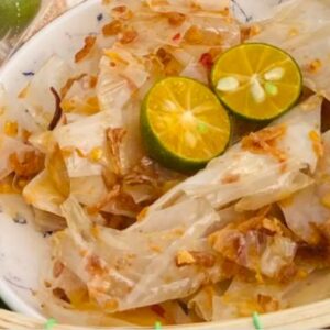 combo bánh tráng hành phi